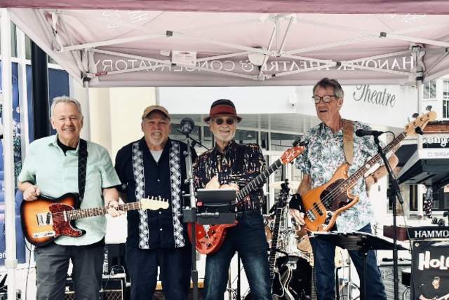 Holdin' Back; the 60's return to Holden Bandstand on August 9, 2026 from 6-8PM. Admission is free and open to the public.
