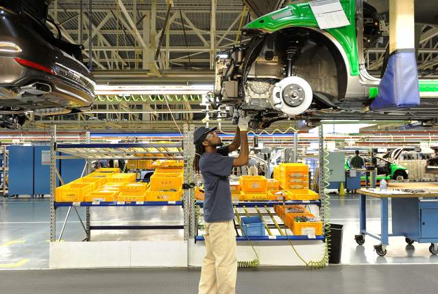 Factory worker at Hyundai Manufacturing