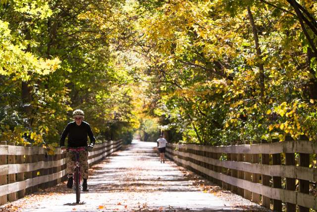 How to Experience the Monon Trail This Fall