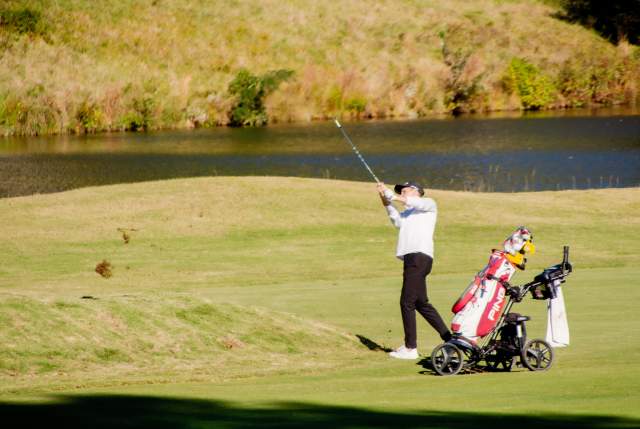 Golfing