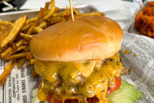 Holliday Brewing burger