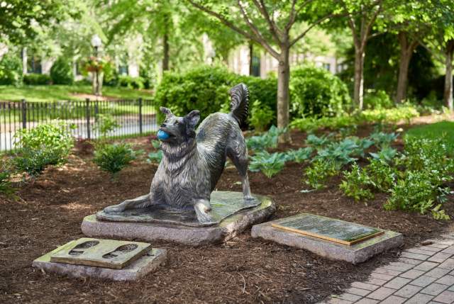 Chaser statue