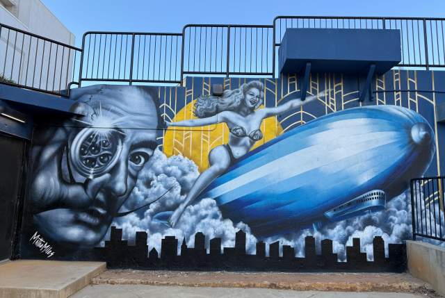 The Zeplin Mural
