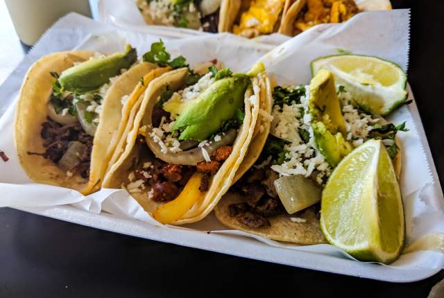 Tacos at Los Gemelos