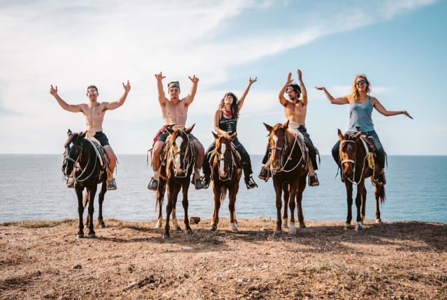 horse back riding