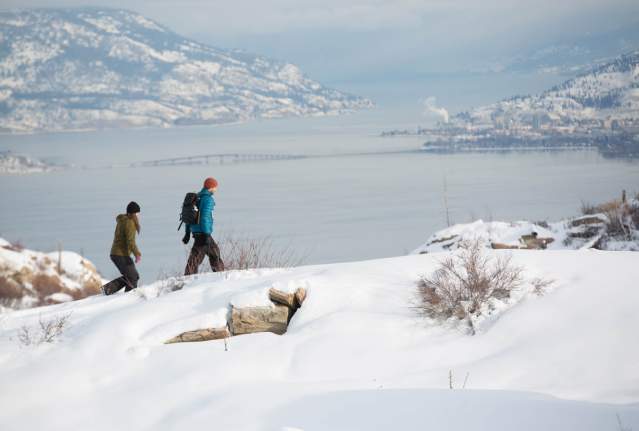 3 Winter Friendly Hikes in Kelowna