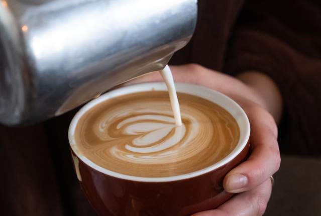 Sprout Coffee Shop Kelowna Latte Art