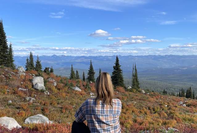 Jensen Kentel Fall Hike at Big White Ski Resort