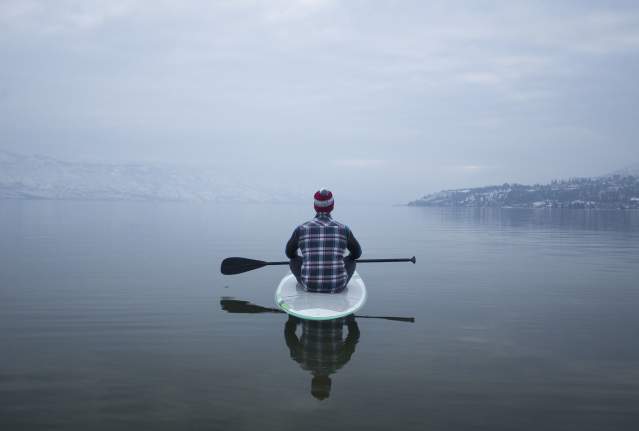 Winter SUP: Proof that Okanagan Lake can be Enjoyed Year Round