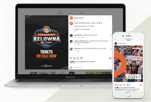 Social Media Template Touchdown Kelowna BC Lions