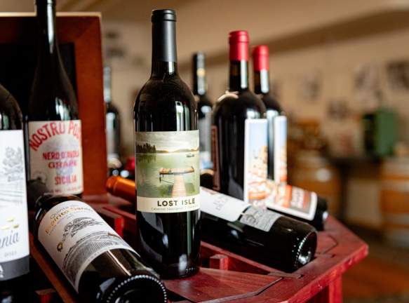 Wine bottles