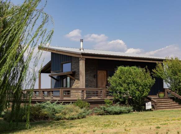 Cabin with ok views