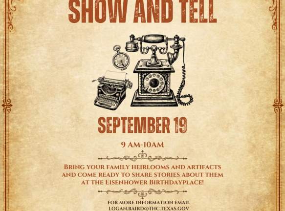 Show and Tell at the Eisenhower Birthplace
