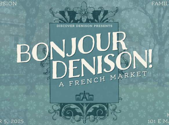 Bonjour, Denison!