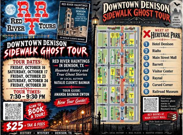 Downtown Denison Sidewalk Ghost Tour