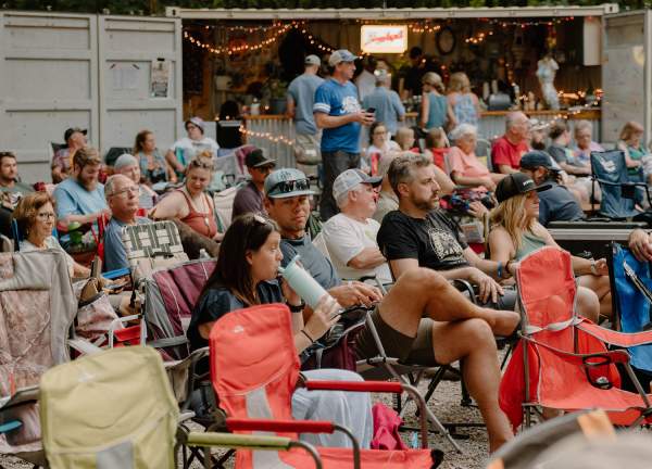 Crowd at Moccasin Creek Festival