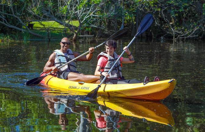 kayaking