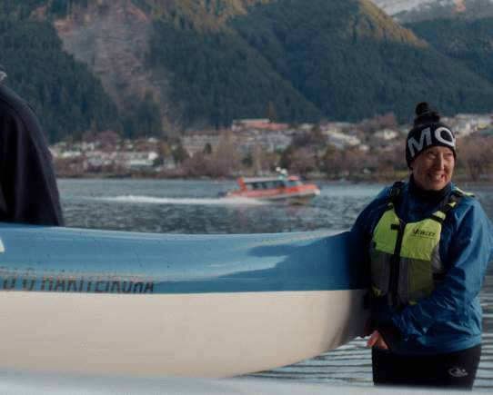 Meet Frances, A Vibrant Local Who Shares Her Passion For Queenstown Through Paddling And Art.