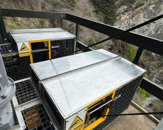 Shotover Canyon Swing transitions to electric winches