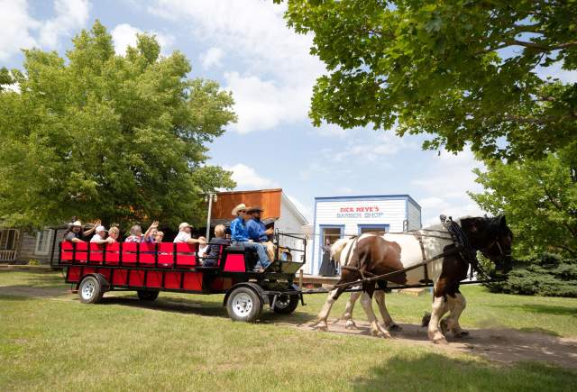 Wagon Ride with Buffalo Bill at Lincoln County Historical Museum