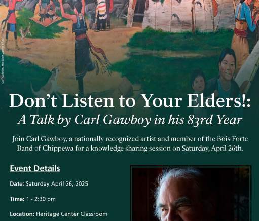 Don't Listen to your Elders!: A talk by Carl Gawboy