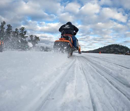 Cook County Snowmobile Club Drag Races