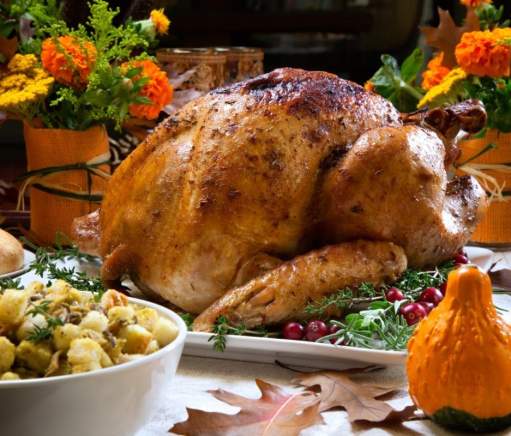 Thanksgiving Feast at Justine's