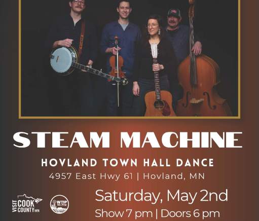 Steam Machine LIVE at Hovland Town Hall!