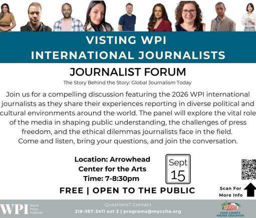WPI International Journalist Forum - The Story Behind the Story: Global Journalism Today