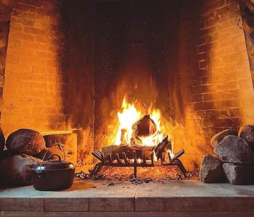 Winter Fireplace Tour of Cook County
