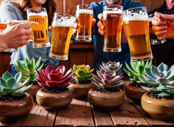 Sassy Succulents RI at Apponaug Brewing Co.