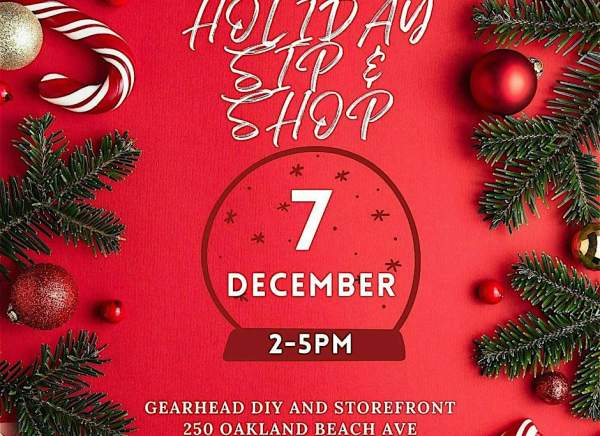 First Annual Holiday Sip & Shop