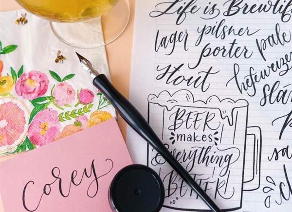 Sip & Script Calligraphy