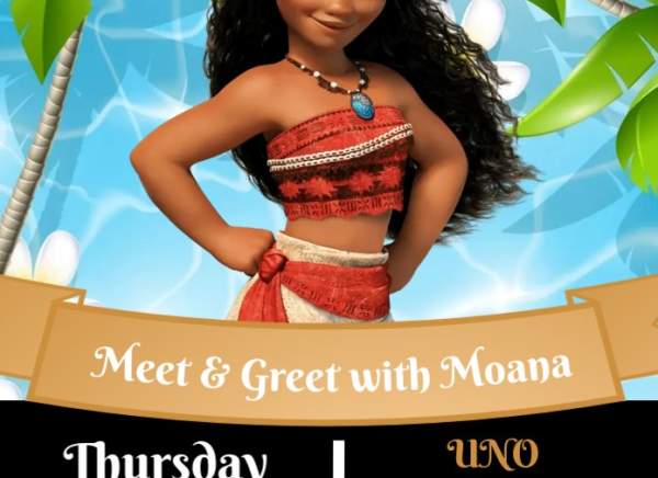 UNO Pizzeria's Meet & Greet with Moana