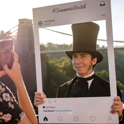 Brunel at #SummerinBristol Influencer Event 2019. Credit Evan Dawson