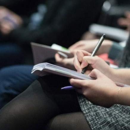 Person taking notes