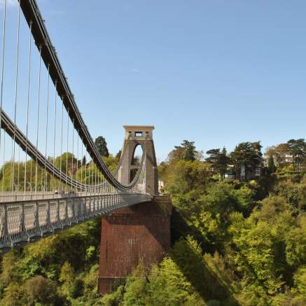 A view of the Clifton Suspension Bridge in West Bristol, looking towards the Abbots Leigh area - credit Clifton Suspension Bridge Trust