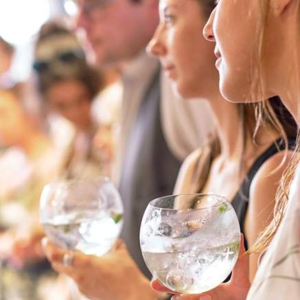 A group of people tasting gin at 6 O'Clock Gin Bristol - credit 6 O'Clock Gin