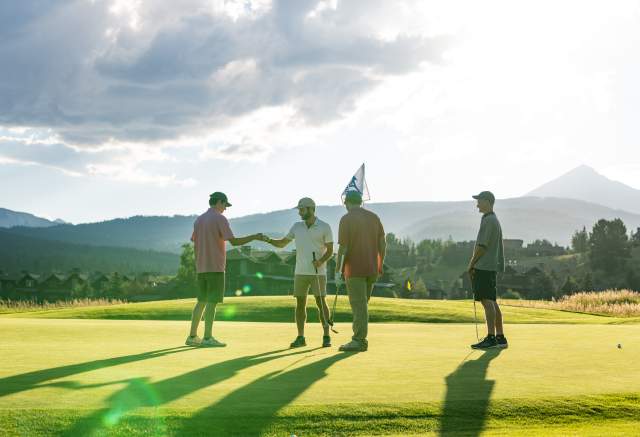 Golfing in Big Sky