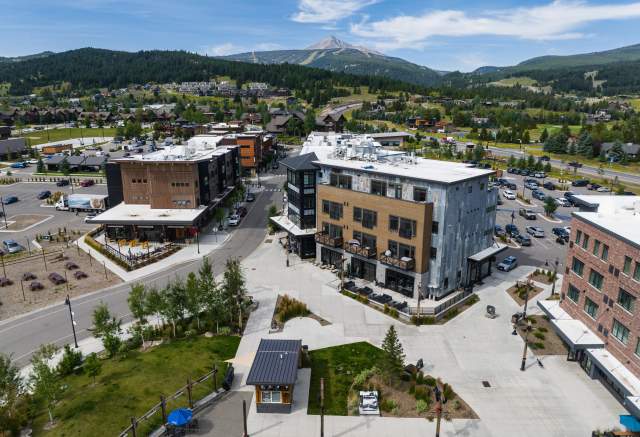 Town Center in Big Sky, Montana
