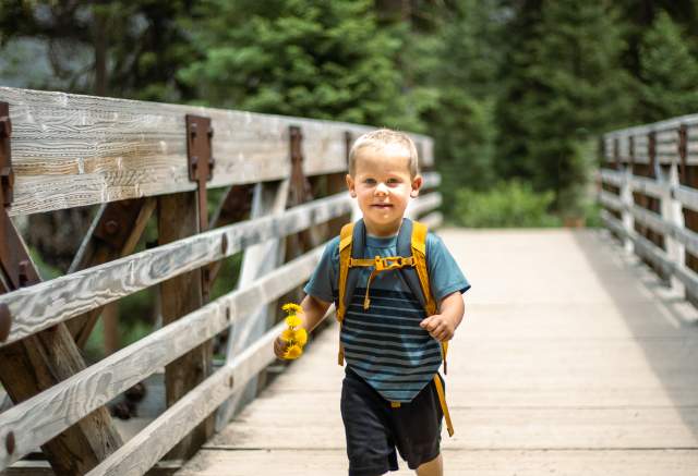 Hiking Kids in Big Sky
