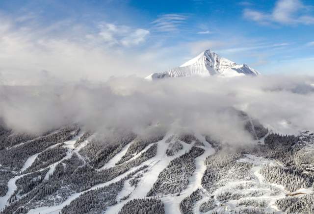 Clouds on Lone Mountain