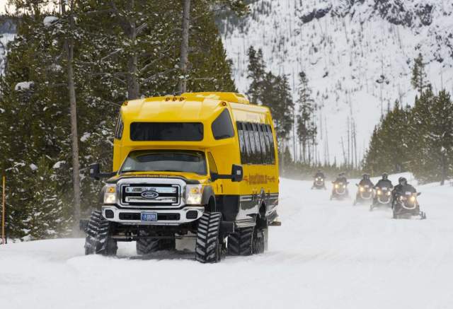Snowcoach tours