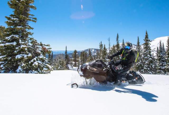 Snowmobiling