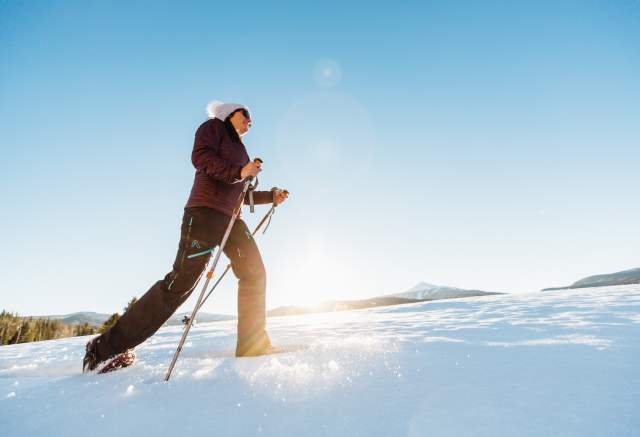 Snowshoeing or Non-skiers