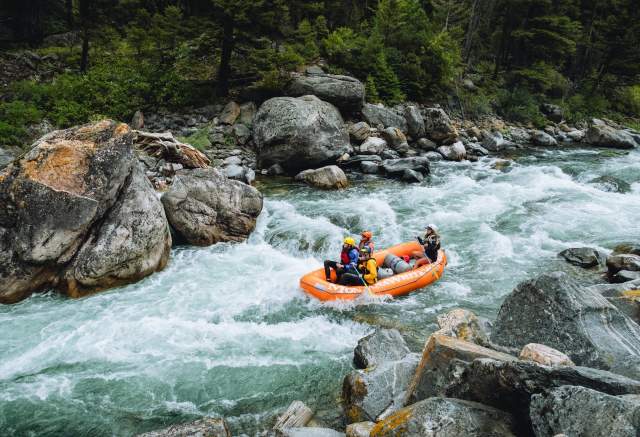 Whitewater rafting