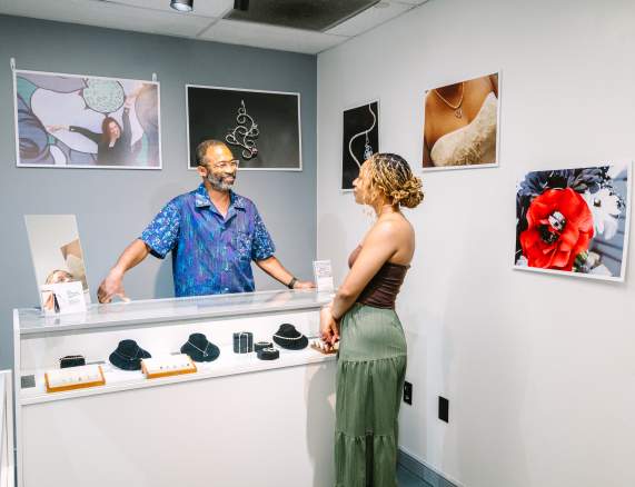 Jewelry Shopping at ArtWorks