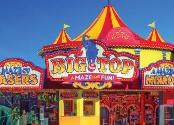 Big Top Mirror and Laser Maze