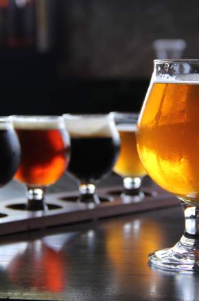 Ocean Sun Brewery is a local craft brewery including entertainment and pet-friendly atmosphere.