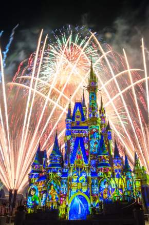 Happily Ever After fireworks show at Walt Disney World's Magic Kingdom Park